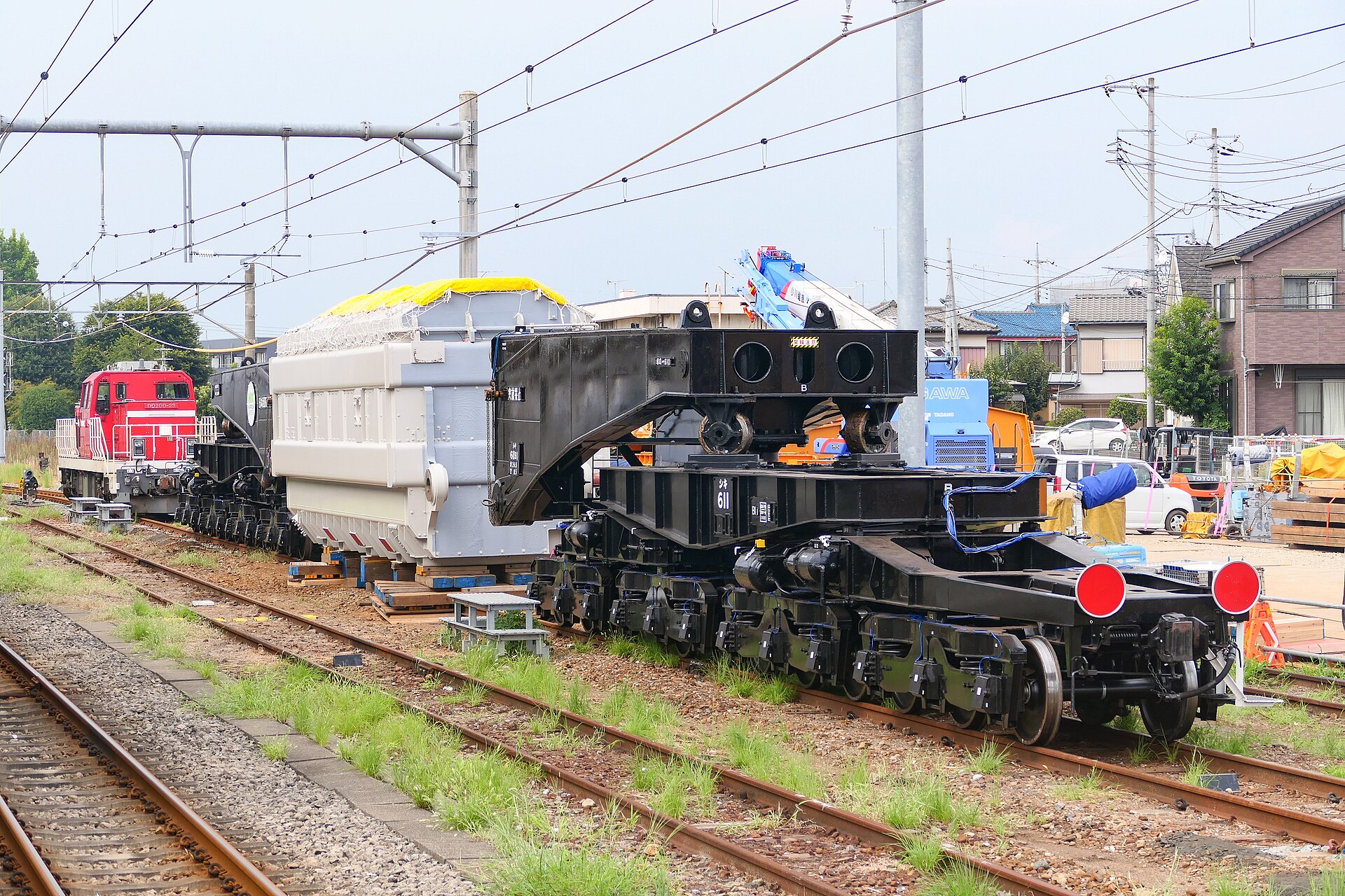 Japan’s Shiki 611: The 24-Axle Rail Wagon Built for Ultra-Heavy Transformer Transport