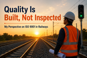Quality Is Built, Not Inspected – My Perspective on ISO 9001 in Railways