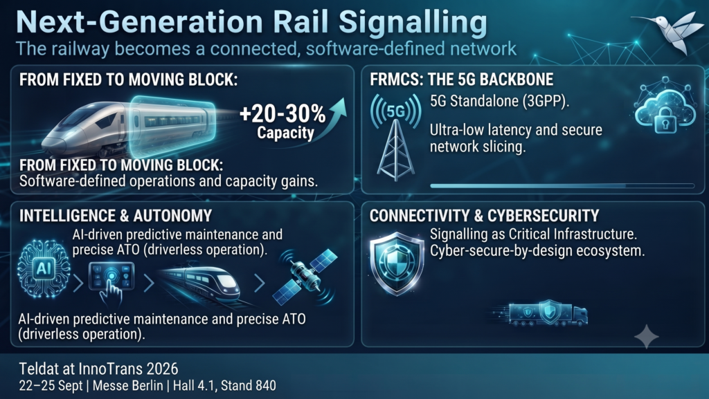 The Nervous System of the Railway: Next-Generation Train Signalling