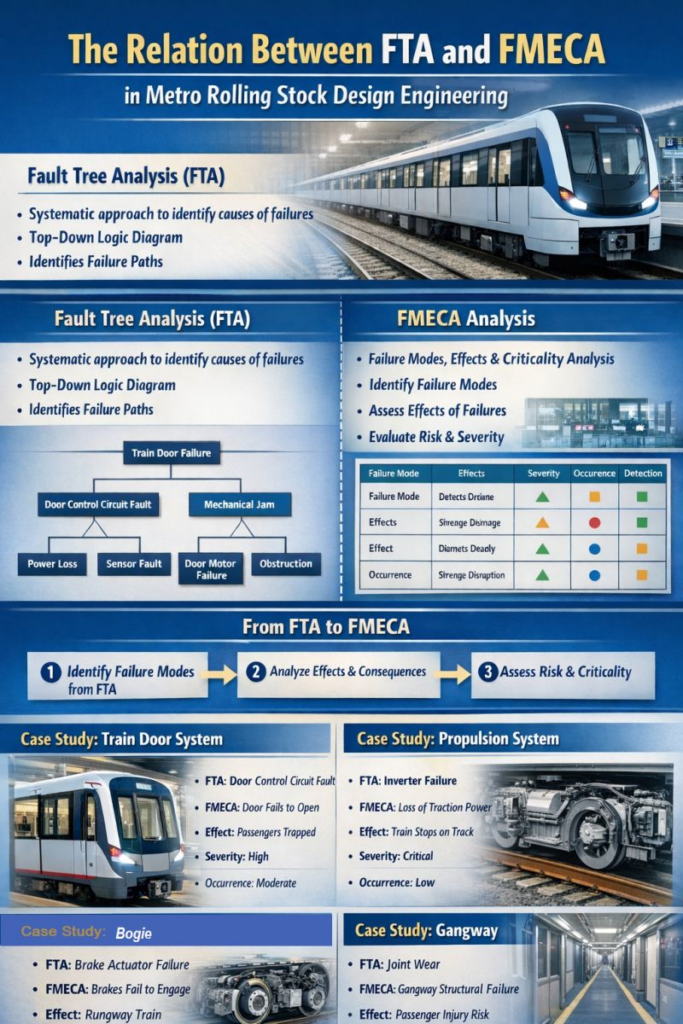 The Relationship Between FTA and FMECA in Rolling Stock Design