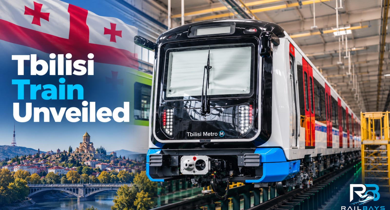 CRRC Expands into 1,520 mm Metro Market with First Tbilisi Train Unveiled