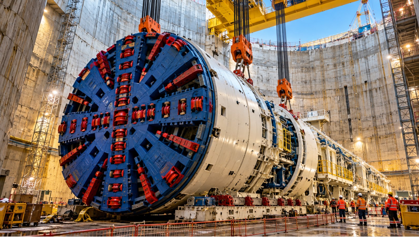 All TBM Components Arrive in Łódź as Poland Advances High Speed Rail Tunnel